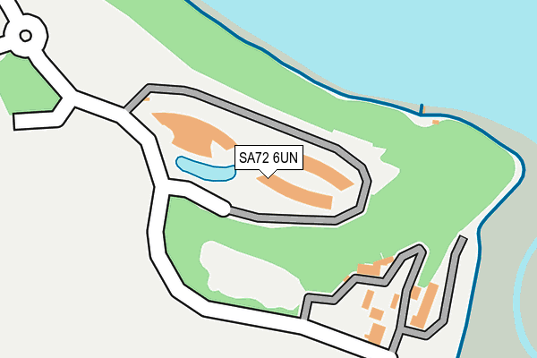 SA72 6UN map - OS OpenMap – Local (Ordnance Survey)