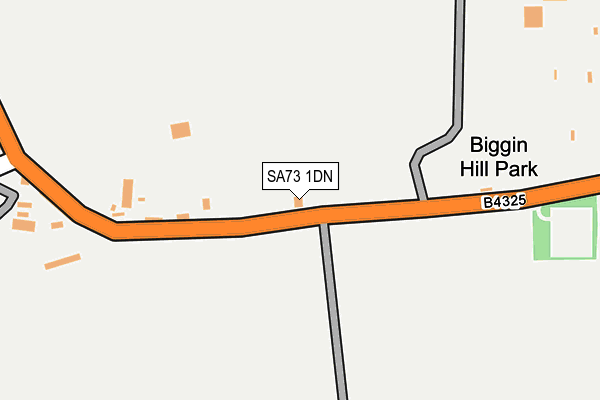 SA73 1DN map - OS OpenMap – Local (Ordnance Survey)