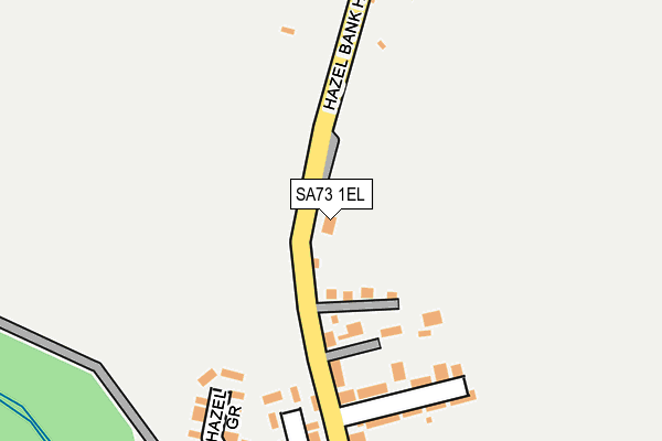 SA73 1EL map - OS OpenMap – Local (Ordnance Survey)