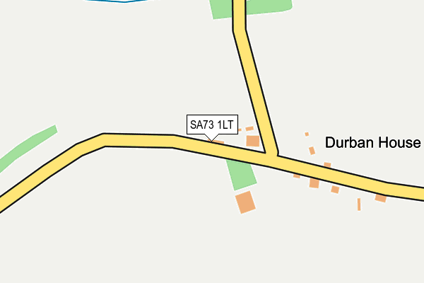 SA73 1LT map - OS OpenMap – Local (Ordnance Survey)