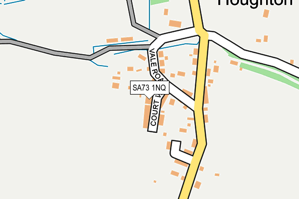 SA73 1NQ map - OS OpenMap – Local (Ordnance Survey)