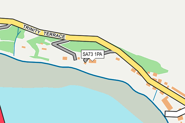 SA73 1PA map - OS OpenMap – Local (Ordnance Survey)