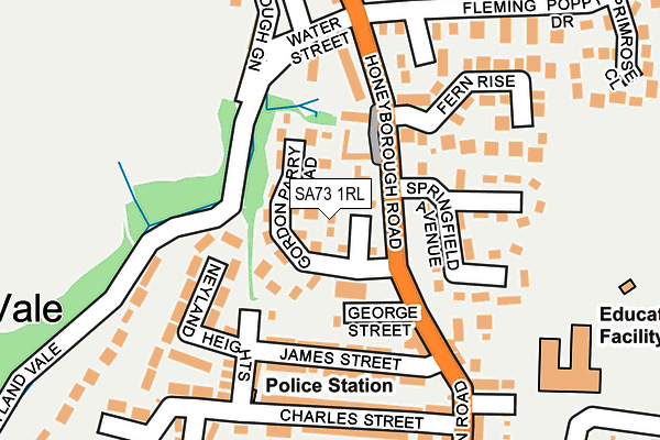 SA73 1RL map - OS OpenMap – Local (Ordnance Survey)