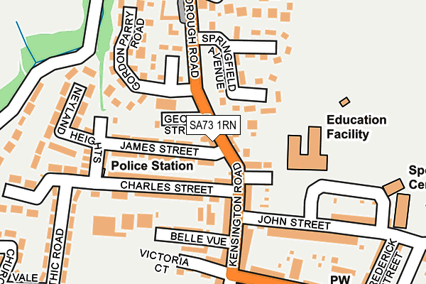 SA73 1RN map - OS OpenMap – Local (Ordnance Survey)