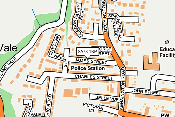 SA73 1RP map - OS OpenMap – Local (Ordnance Survey)