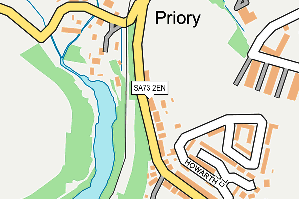 SA73 2EN map - OS OpenMap – Local (Ordnance Survey)