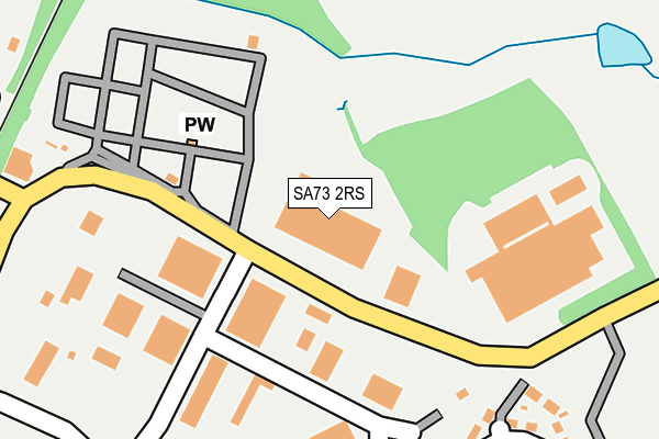 SA73 2RS map - OS OpenMap – Local (Ordnance Survey)