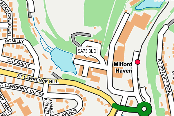 SA73 3LD map - OS OpenMap – Local (Ordnance Survey)