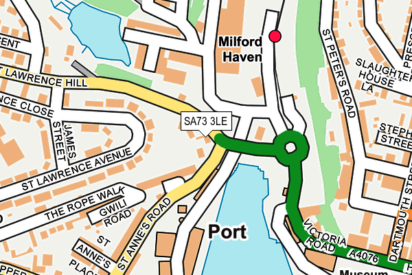 SA73 3LE map - OS OpenMap – Local (Ordnance Survey)