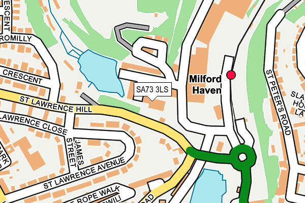 SA73 3LS map - OS OpenMap – Local (Ordnance Survey)