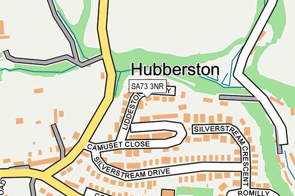 SA73 3NR map - OS OpenMap – Local (Ordnance Survey)