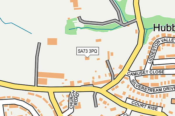 SA73 3PQ map - OS OpenMap – Local (Ordnance Survey)