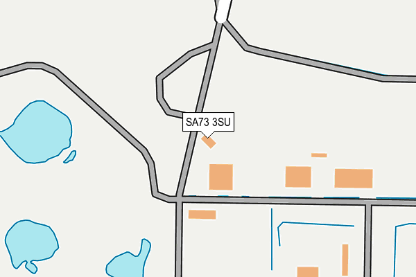 SA73 3SU map - OS OpenMap – Local (Ordnance Survey)