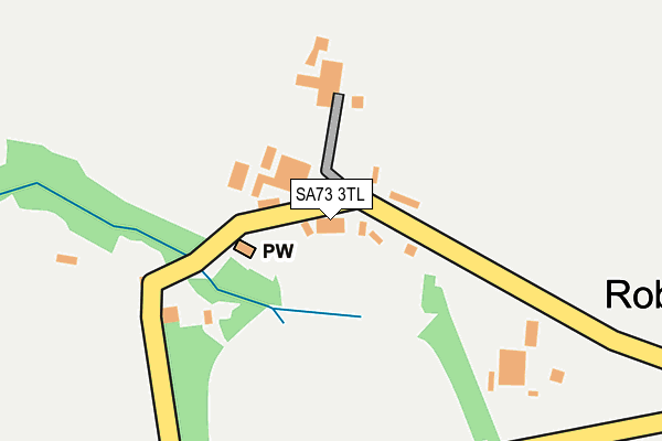 SA73 3TL map - OS OpenMap – Local (Ordnance Survey)