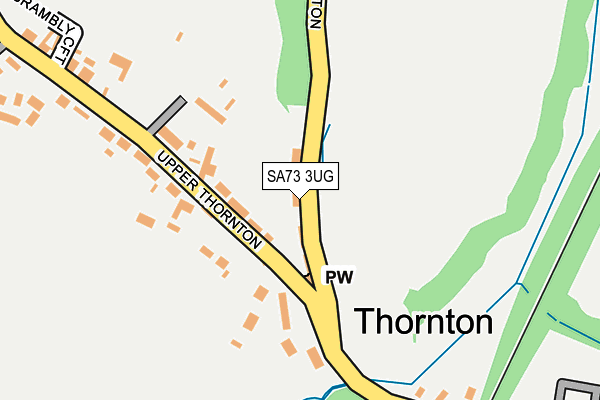 SA73 3UG map - OS OpenMap – Local (Ordnance Survey)