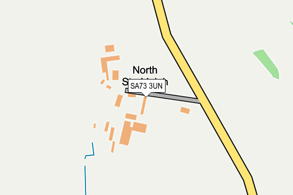 SA73 3UN map - OS OpenMap – Local (Ordnance Survey)