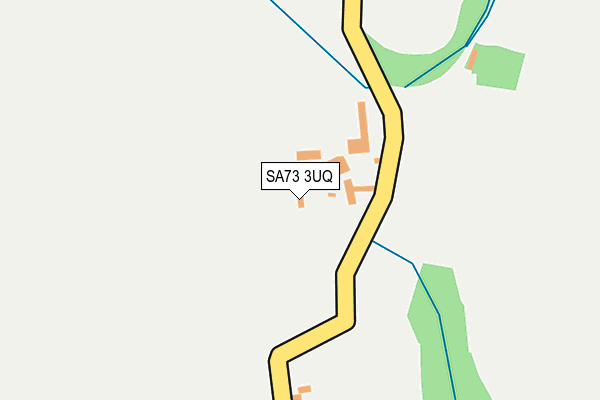 SA73 3UQ map - OS OpenMap – Local (Ordnance Survey)