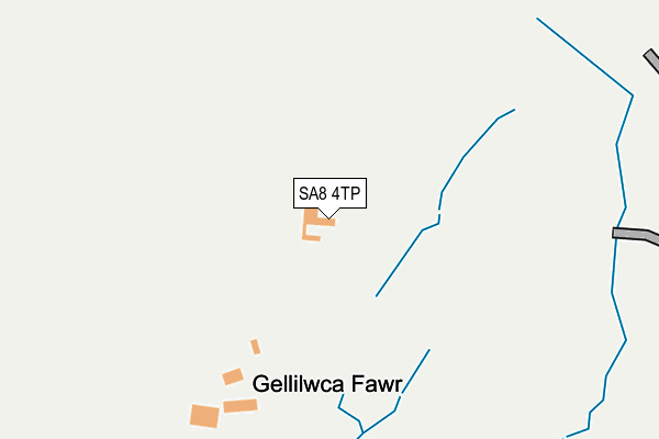 SA8 4TP map - OS OpenMap – Local (Ordnance Survey)