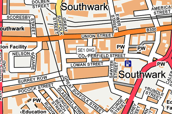 SE1 0HG map - OS OpenMap – Local (Ordnance Survey)