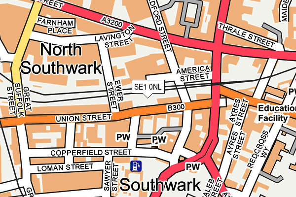 SE1 0NL map - OS OpenMap – Local (Ordnance Survey)
