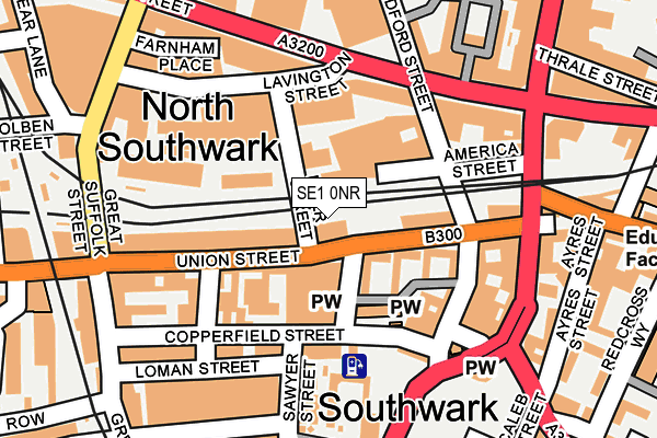 SE1 0NR map - OS OpenMap – Local (Ordnance Survey)
