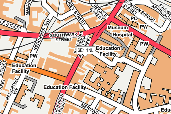 Map of EVO PUBLICATIONS LIMITED at local scale