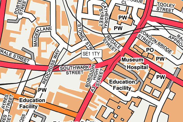 Map of PROJECT EASTBOURNE LTD at local scale