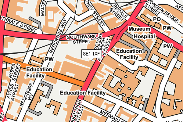 Map of EMPIRIC (HUDDERSFIELD SNOW ISLAND) LEASING LIMITED at local scale
