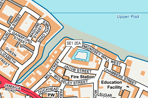 SE1 2EA map - OS OpenMap – Local (Ordnance Survey)