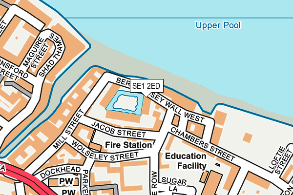 SE1 2ED map - OS OpenMap – Local (Ordnance Survey)