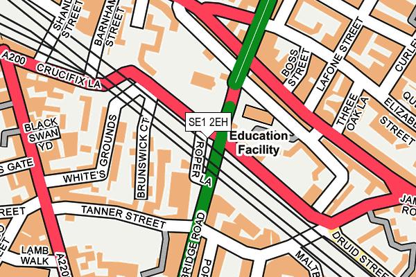 SE1 2EH map - OS OpenMap – Local (Ordnance Survey)