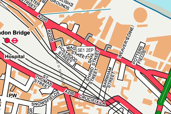 SE1 2EP map - OS OpenMap – Local (Ordnance Survey)