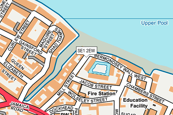 SE1 2EW map - OS OpenMap – Local (Ordnance Survey)