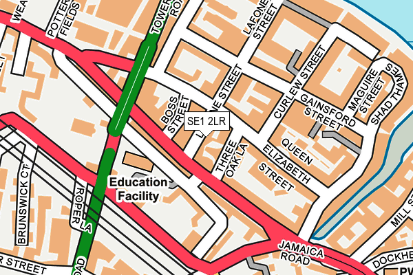 SE1 2LR map - OS OpenMap – Local (Ordnance Survey)