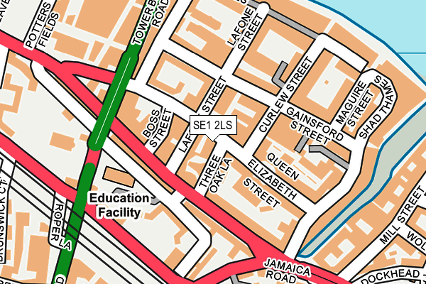 SE1 2LS map - OS OpenMap – Local (Ordnance Survey)