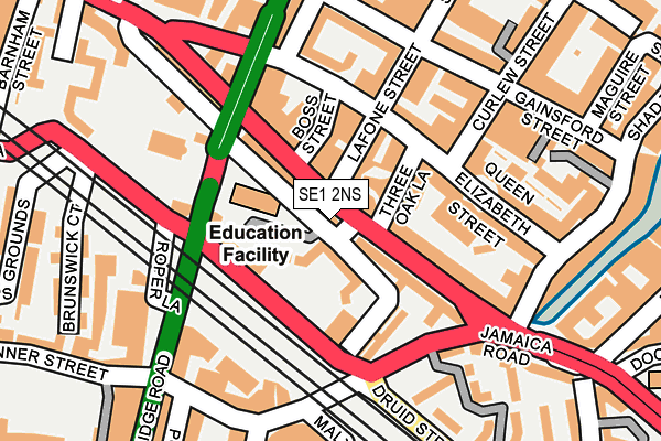 SE1 2NS map - OS OpenMap – Local (Ordnance Survey)