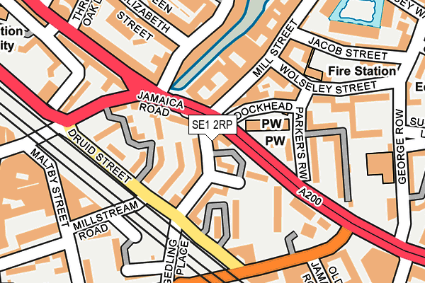 SE1 2RP map - OS OpenMap – Local (Ordnance Survey)