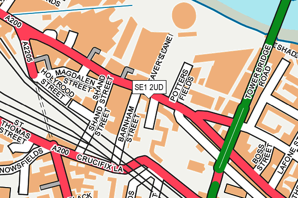 SE1 2UD map - OS OpenMap – Local (Ordnance Survey)
