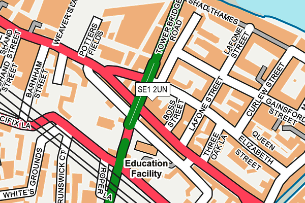 SE1 2UN map - OS OpenMap – Local (Ordnance Survey)