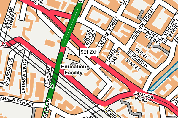SE1 2XH map - OS OpenMap – Local (Ordnance Survey)
