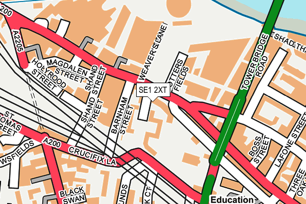 SE1 2XT map - OS OpenMap – Local (Ordnance Survey)