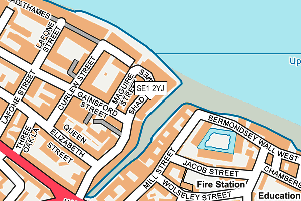 SE1 2YJ map - OS OpenMap – Local (Ordnance Survey)