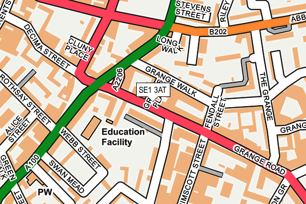 SE1 3AT map - OS OpenMap – Local (Ordnance Survey)