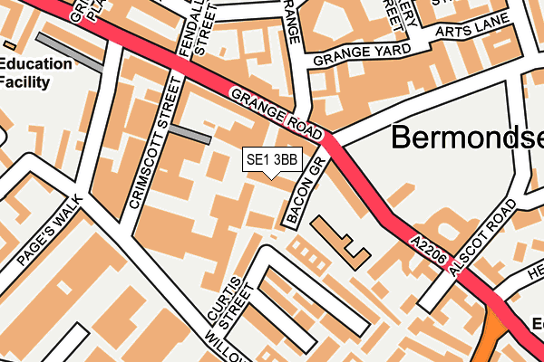 SE1 3BB map - OS OpenMap – Local (Ordnance Survey)