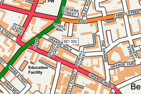 SE1 3DU map - OS OpenMap – Local (Ordnance Survey)