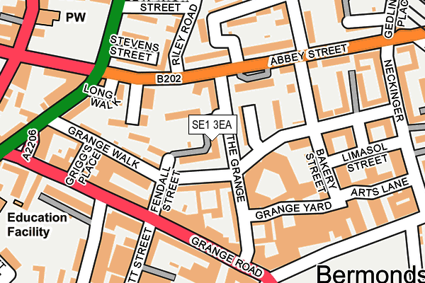 SE1 3EA map - OS OpenMap – Local (Ordnance Survey)