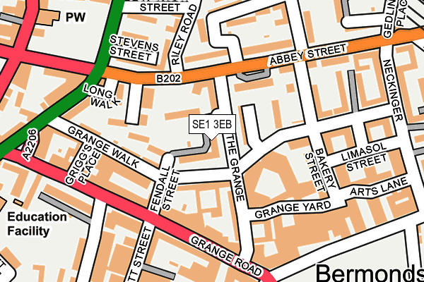 SE1 3EB map - OS OpenMap – Local (Ordnance Survey)