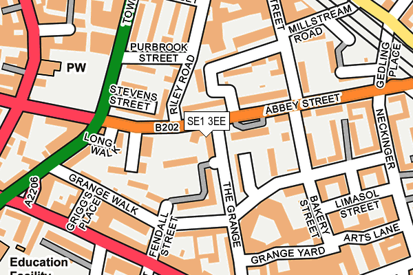 SE1 3EE map - OS OpenMap – Local (Ordnance Survey)