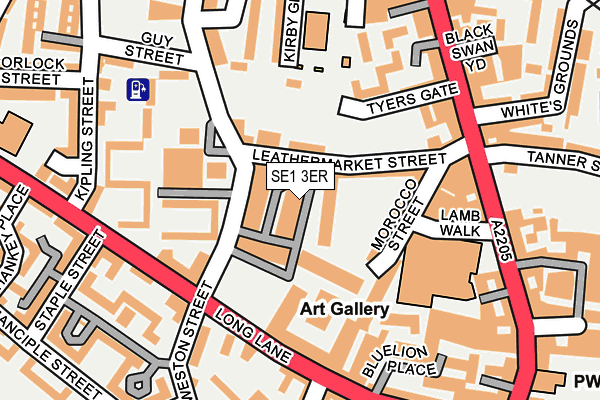 Map of AMBRO TRAVEL SERVICES LIMITED at local scale