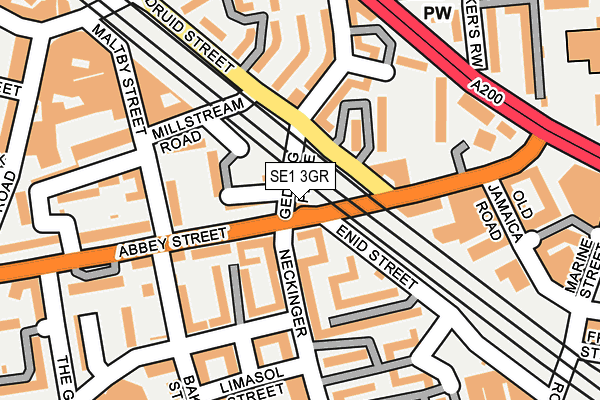 SE1 3GR map - OS OpenMap – Local (Ordnance Survey)